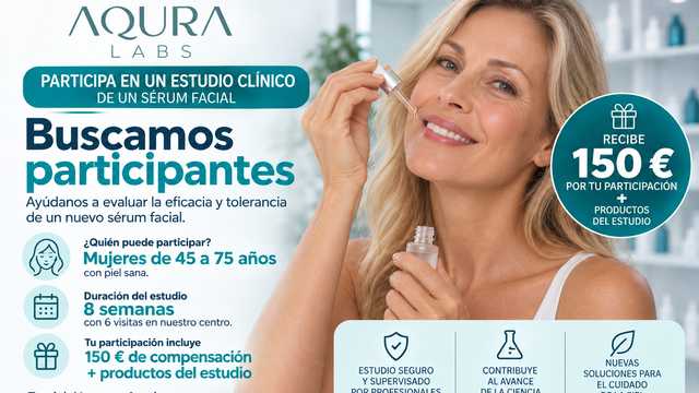 Participante estudio cosmético 150€ recompensa!