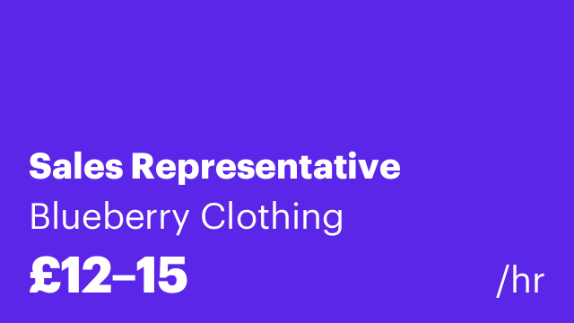 Sales Representative