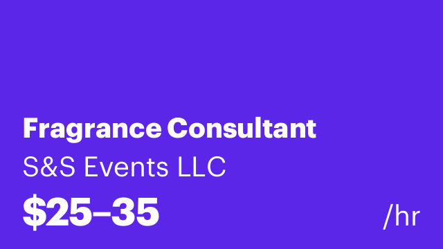 Fragrance Consultant