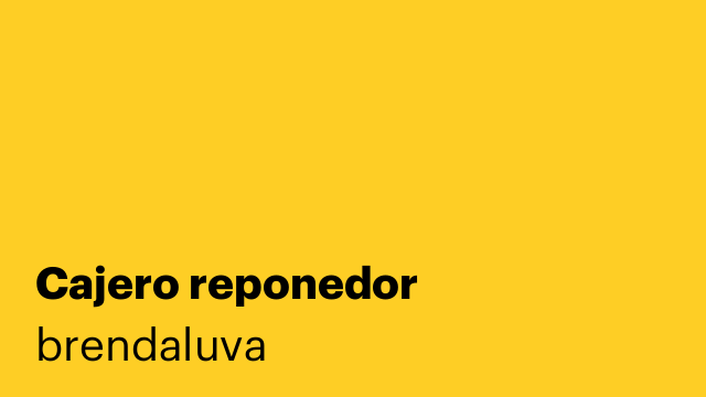 Cajero reponedor