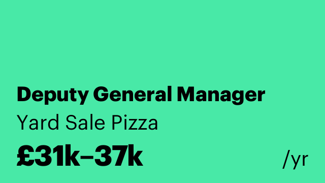 Deputy General Manager