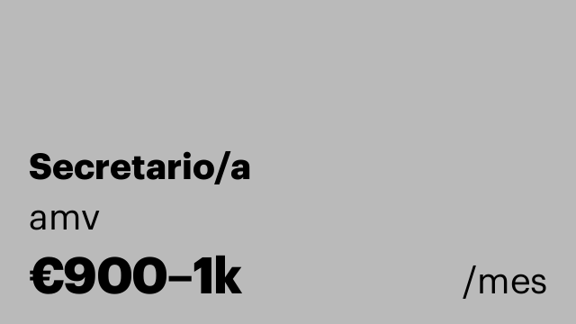 Secretario/a