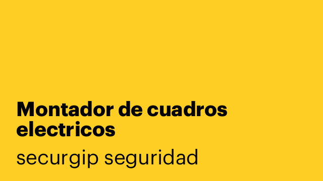 Montador de cuadros electricos
