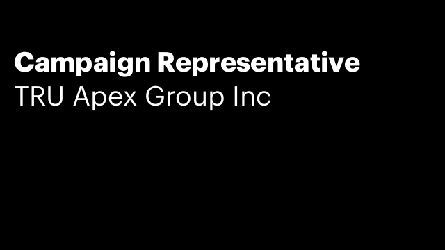Campaign Representative