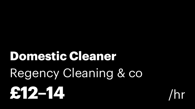 Domestic Cleaner
