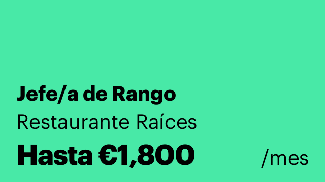 Jefe/a de Rango