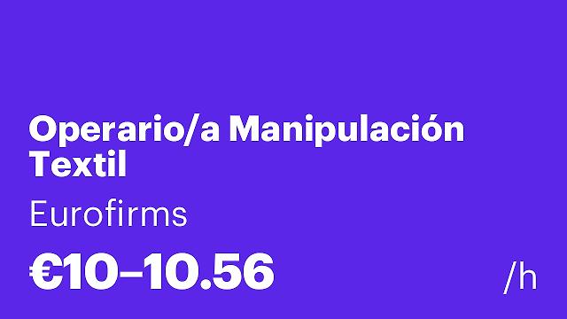 Operario/a Manipulación Textil
