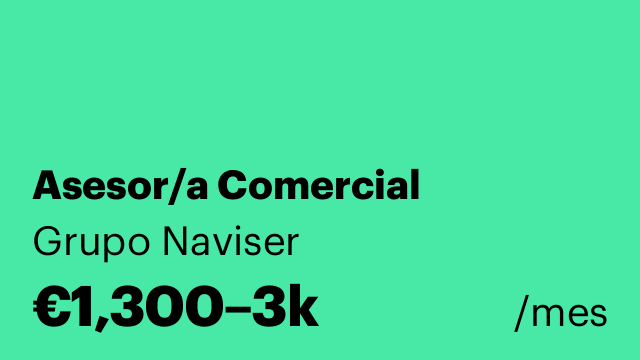 Asesor/a Comercial