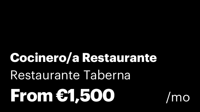Cocinero/a Restaurante
