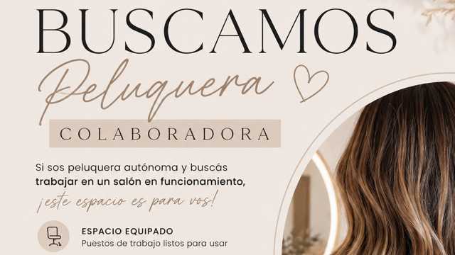 PELUQUERA COLABORADORA