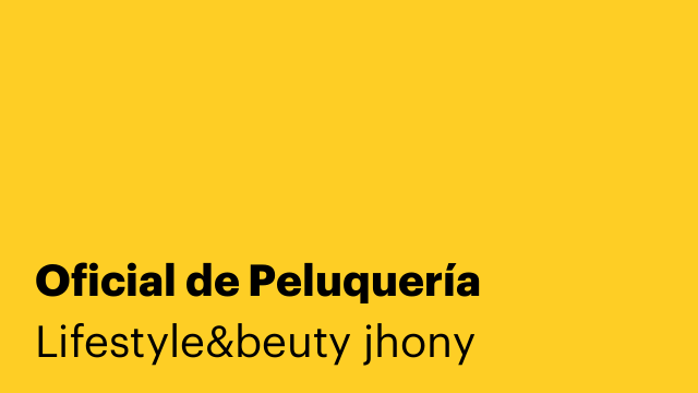 Oficial de Peluquería