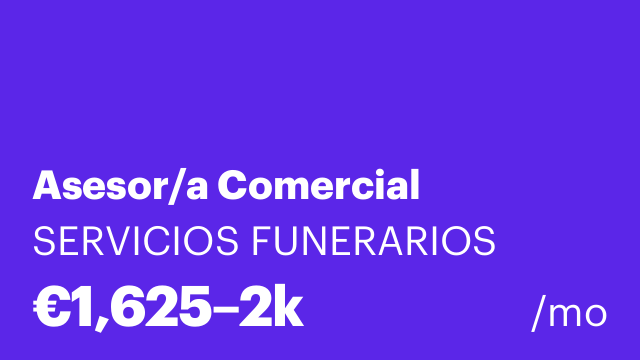 Asesor/a Comercial