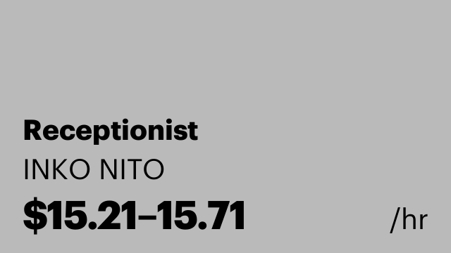 Receptionist