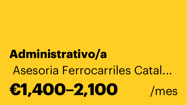 Administrativo/a
