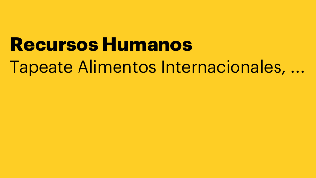 Recursos Humanos