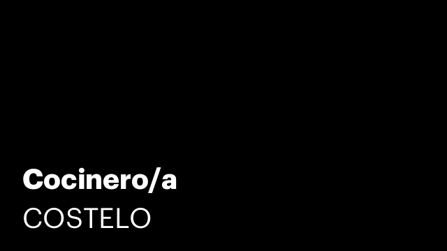 Cocinero/a
