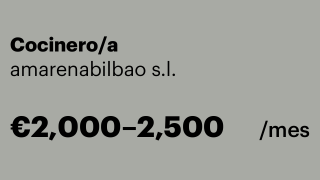 Cocinero/a