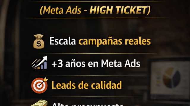 Traffic Manager / Media Buyer Senior Meta Ads (High Ticket)