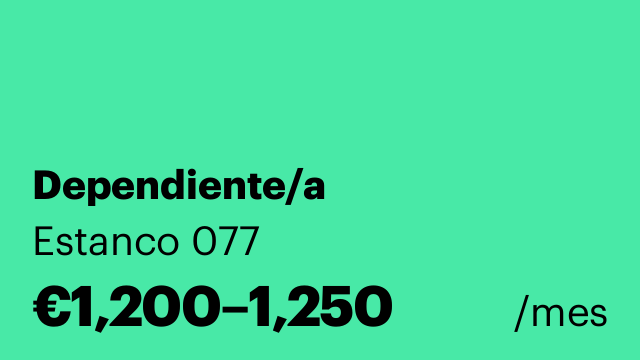 Dependiente/a