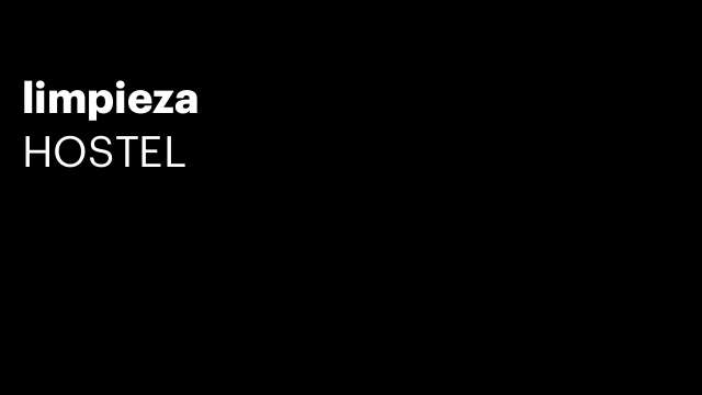 limpieza