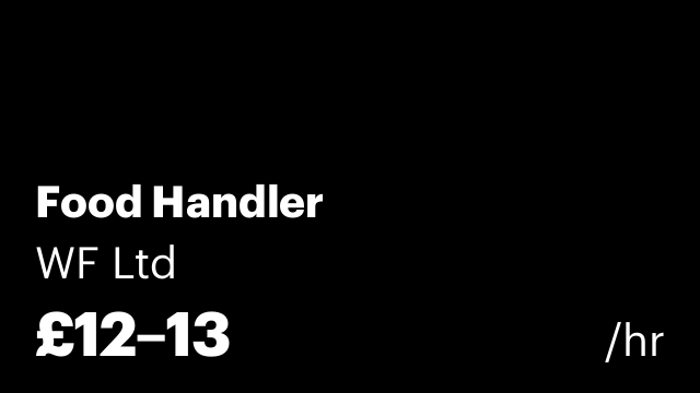 Food Handler