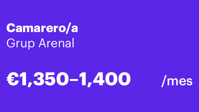 Camarero/a
