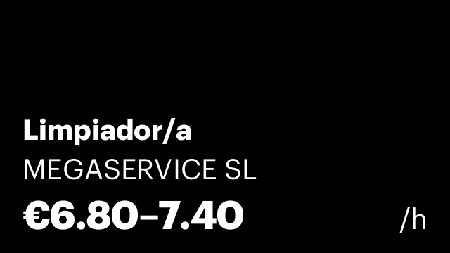 Limpiador/a