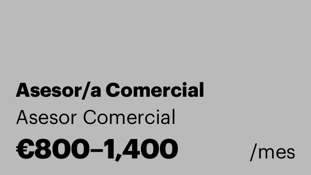 Asesor/a Comercial