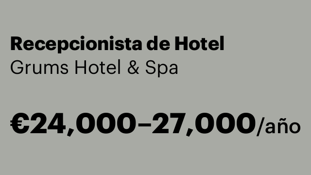 Recepcionista de Hotel