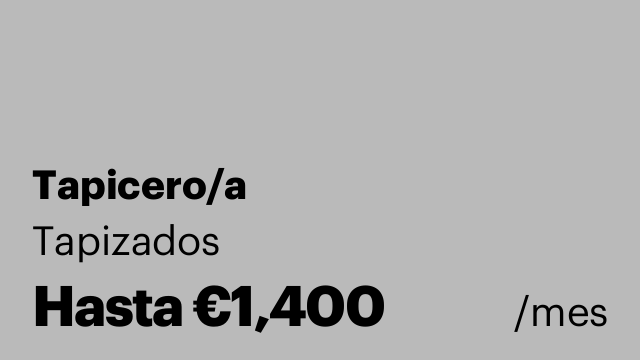 Tapicero/a