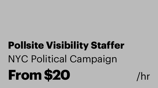 Pollsite Visibility Staffer