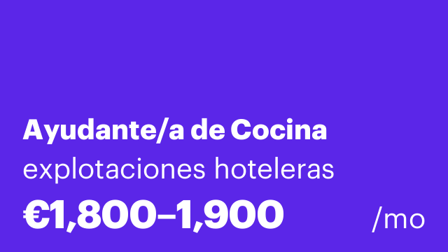 Ayudante/a de Cocina