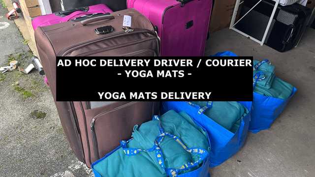 Ad-Hoc Delivery Driver / Courier – Yoga Mats
