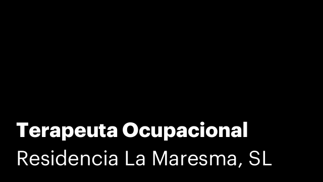 Terapeuta Ocupacional