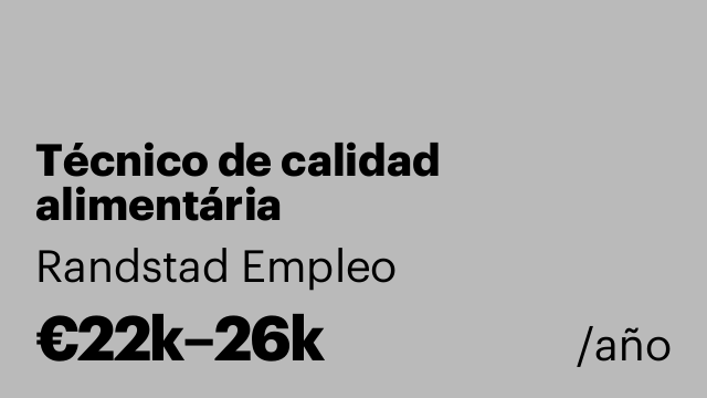 Técnico de calidad alimentária