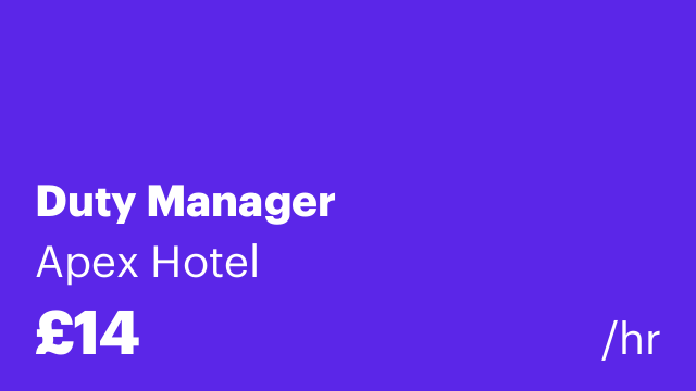 Duty Manager