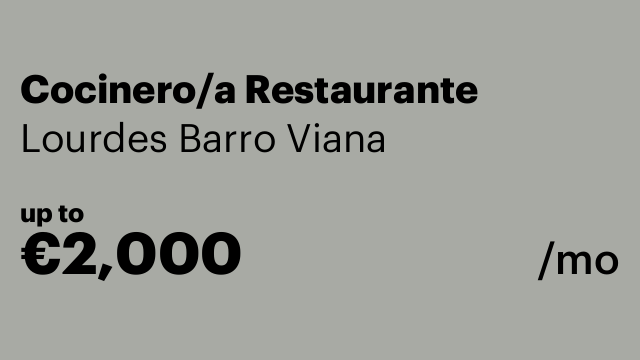 Cocinero/a Restaurante