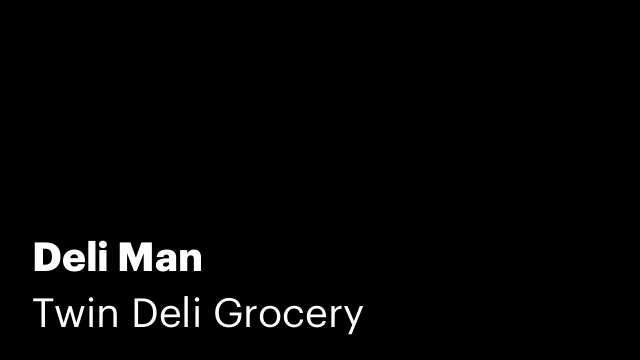 Deli Man