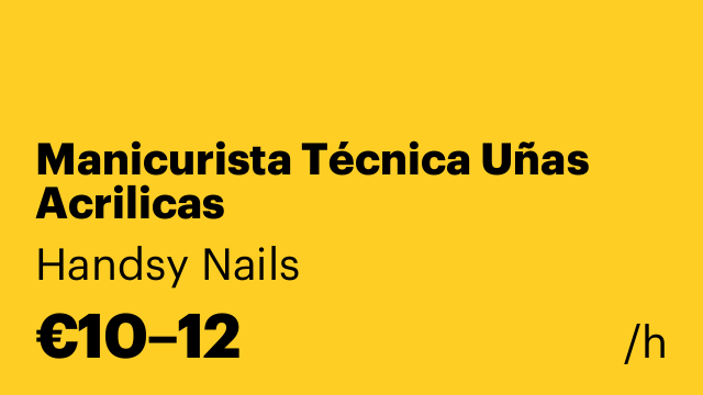 Manicurista Técnica Uñas Acrilicas