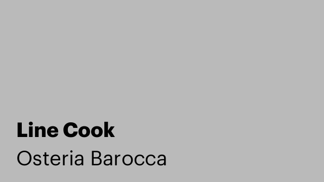 Line Cook
