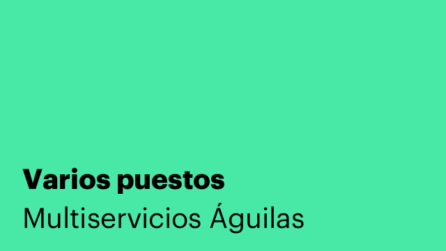 Varios puestos