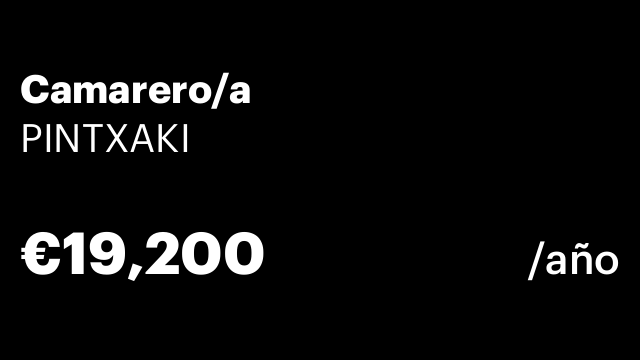 Camarero/a