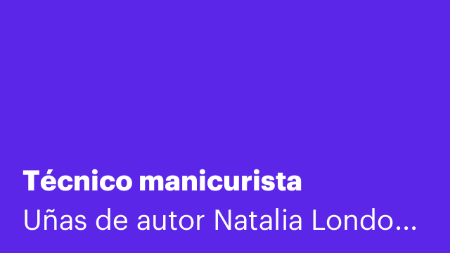 Técnico manicurista