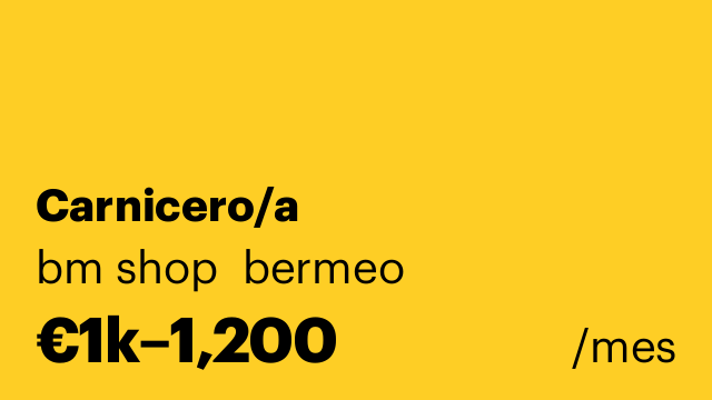 Carnicero/a