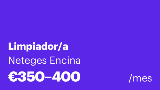 Limpiador/a