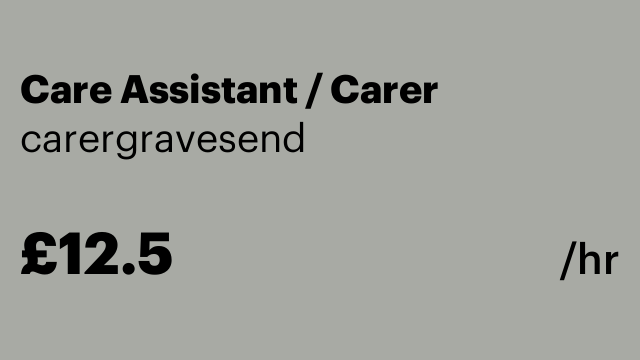 Care Assistant / Carer