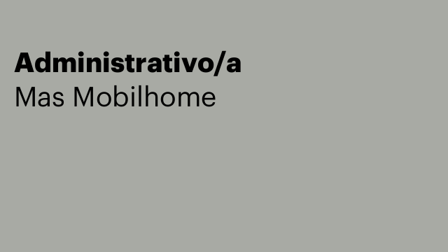 Administrativo/a