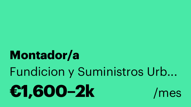 Montador/a