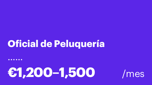 Oficial de Peluquería