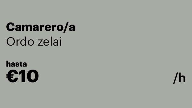 Camarero/a